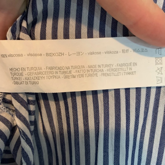 Zara Pin Strip Blouse - Picture 3 of 6